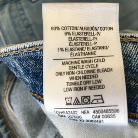 HUDSON Light Wash Distressed Ripped 5 Pocket Logo Hardware ZACK Skinny Jeans - Picture 4 of 10